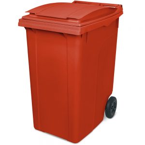 Rote Mülltonne 360 Liter