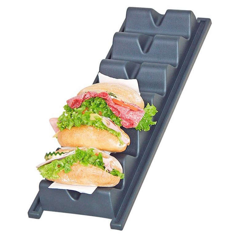 25 Brötchenhalter in Wellenform für 6 Brötchen, LxBxH 590 x 190 x 80 mm 25 Brötchenhalter in Wellenform für 6 Brötchen, LxBxH 590 x 190 x 80 mm