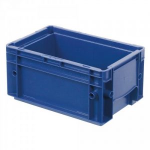 VDA R-KLT 3215 LxBxH 300 x 200 x 147,5 mm, Euro-Stapelbehälter, Boden und Wände geschlossen, blau