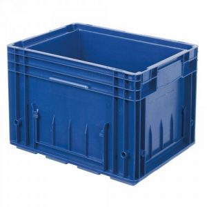 VDA R-KLT 4329 LxBxH 400 x 300 x 280 mm, Euro-Stapelbehälter, Boden und Wände geschlossen, blau