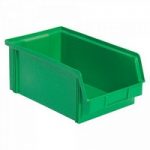 Sichtbox FB3Z, 8,7 Liter, Außenmaß LxBxH 350/300 x 200 x 1345 mm, PE-HD Kunststoff, Farbe: grün