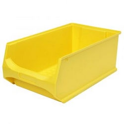 Sichtbox Profi LB2, PP-Kunststoff, Inhalt 21 Liter, Farbe gelb-S
