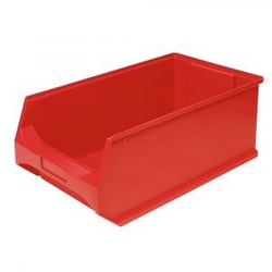 Sichtbox Profi LB2, PP-Kunststoff, Inhalt 21 Liter, Farbe rot-S