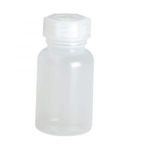 Probenflasche aus PE-LD Kunststoff, lebensmittelecht, chemikalienbeständig - naturweiß, Inhalt 250 ml