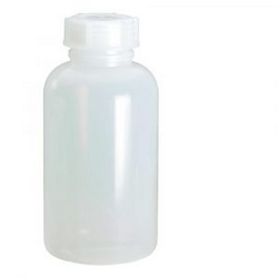 Probenflasche aus PE-LD Kunststoff, lebensmittelecht, chemikalienbeständig - naturweiß, Inhalt 1000 ml-S