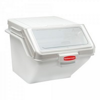 Zutatenbehälter / Vorratsbehälter mit transparentem Deckel, für 33 kg Mehl oder 47 kg Zucker + Portionierschaufel gratis