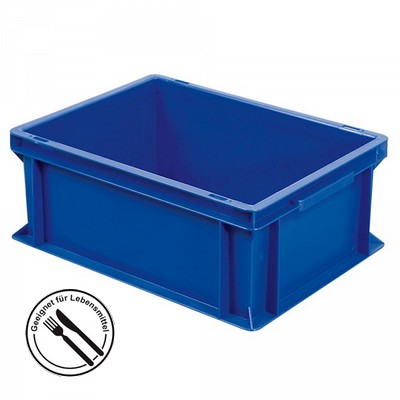 Geschirrbox, Euro-Format LxBxH 400 x 300 x 170 mm, blau
