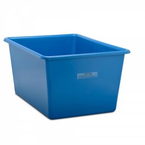GFK-Behälter, 1100 Liter, LxBxH 1620 x 1190 x 810 mm, blau