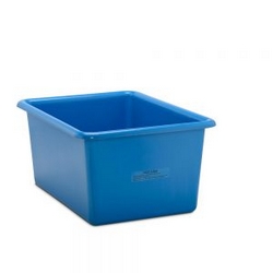 GFK-Behälter, 550 Liter, LxBxH 1320 x 970 x 630 mm, blau-S